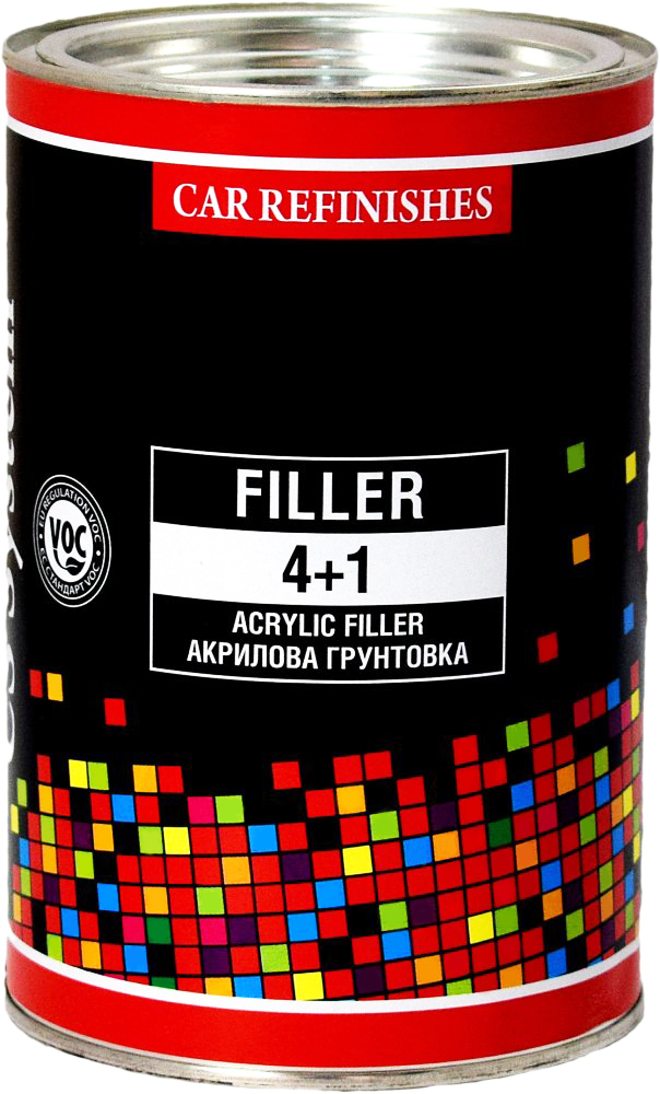 Акриловая грунтовка  CS System FILLER 4+1 (компонент 'А') 0,8л черная 85016