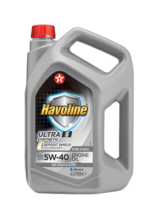 Моторное масло синтетическое Texaco Havoline Ultra S 5W-40 4л 801339MHE