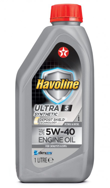 Моторное масло синтетическое Texaco Havoline Ultra S 5W-40 1л 801339NKE