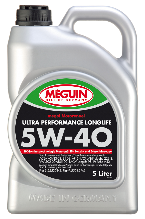М/м синт. Megol Ultra Performance Longlife 5W-40 5л 6328