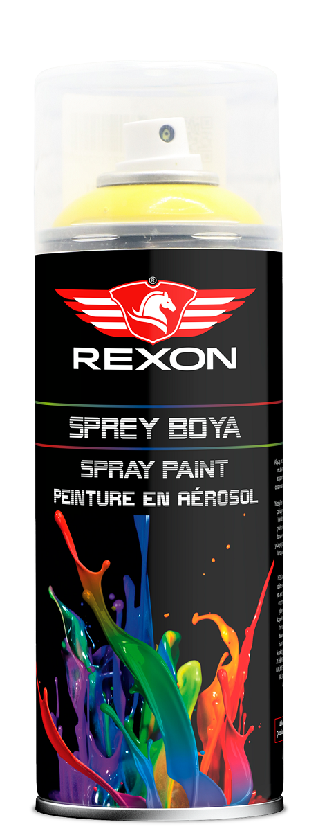 Аэрозольная краска Rexon RAL 1018 цинково-желтая 400 мл REX1018