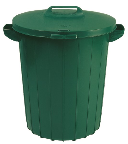 Контейнер для мусора 90л зелёный 02974-385-66