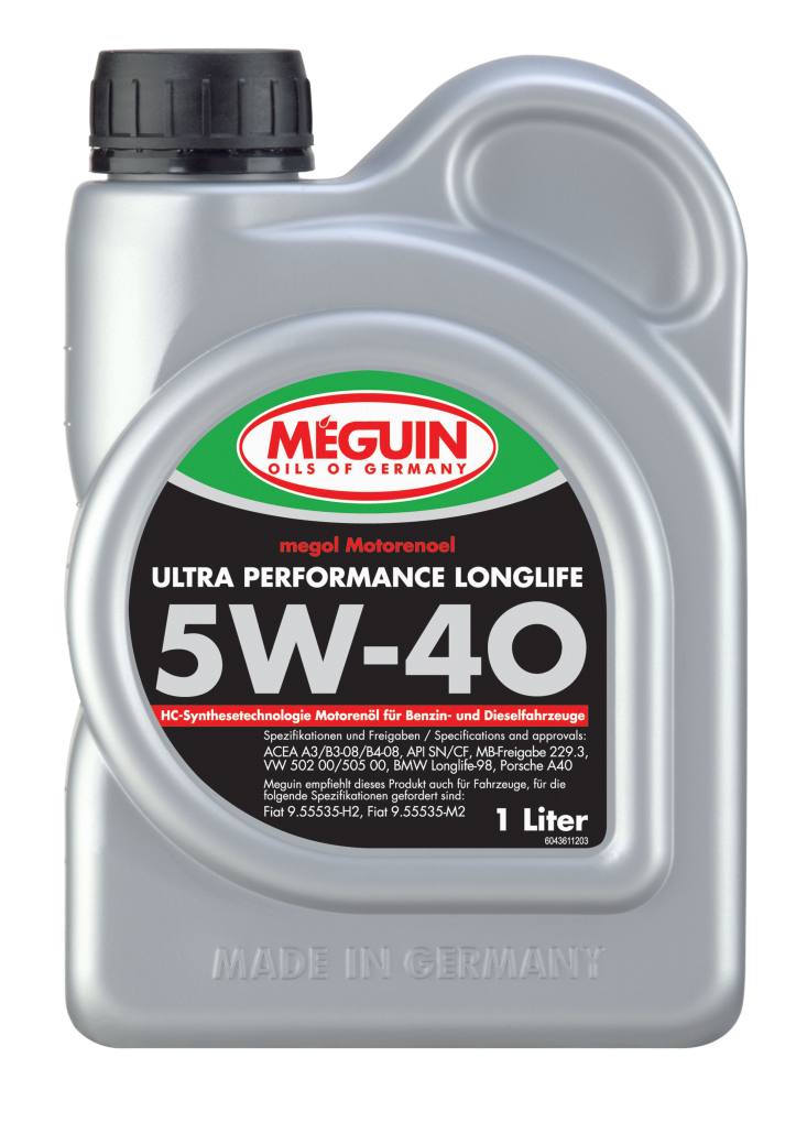 М/м синт. Megol Ultra Performance Longlife 5W-40 1л 4361