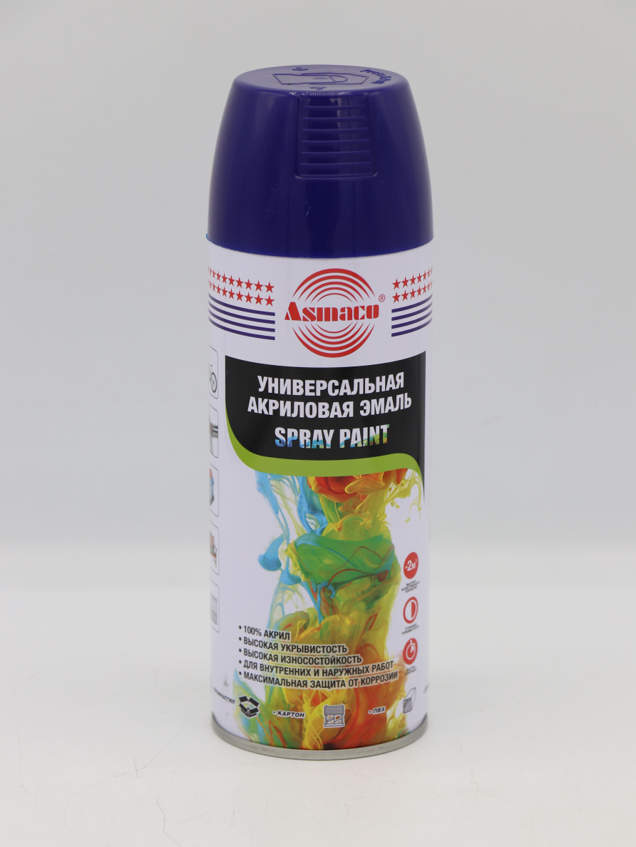 Аэрозольная краска ASMACO RAL5011 Стально‐синий, 400мл ASM5011
