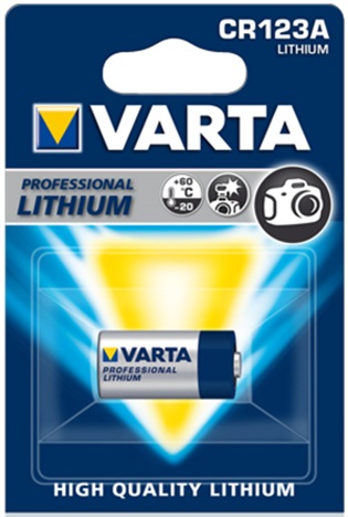 Батарейка 1шт VARTA LITHIUM CR123A 3V 06205301401