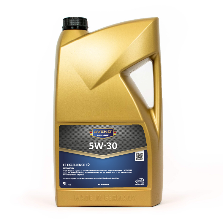 Синтетическое моторное масло AVENO FS Excellence FD 5W-30 5 л 0002-000039-005