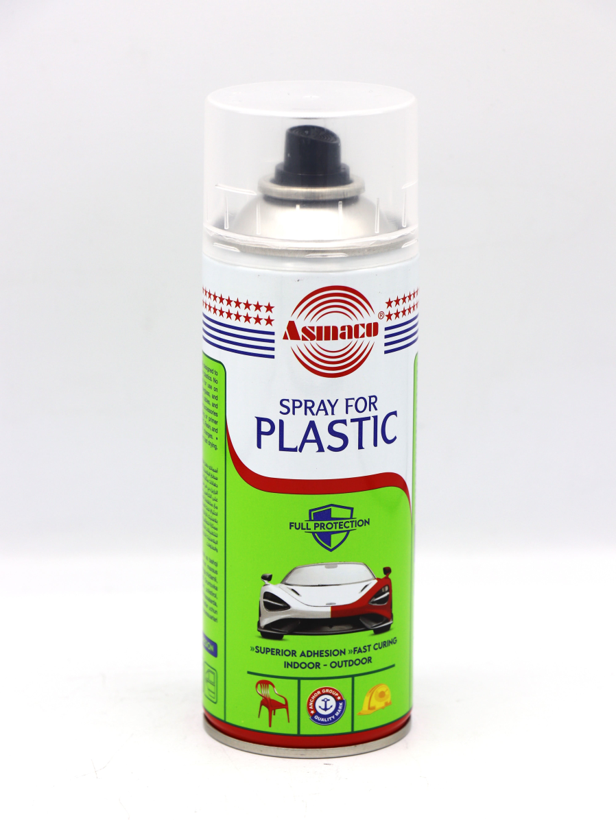 Аэрозольная грунт-краска по пластику ASMACO Белый, 400мл ASM02PL