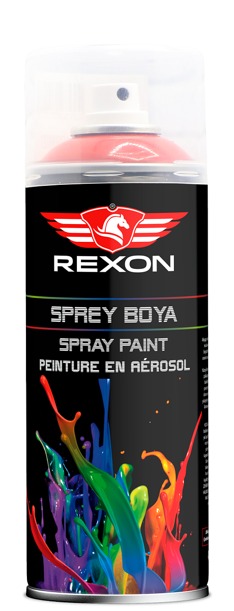 Аэрозольная краска Rexon RAL 3000 красно-оранжевая 400 мл REX3000
