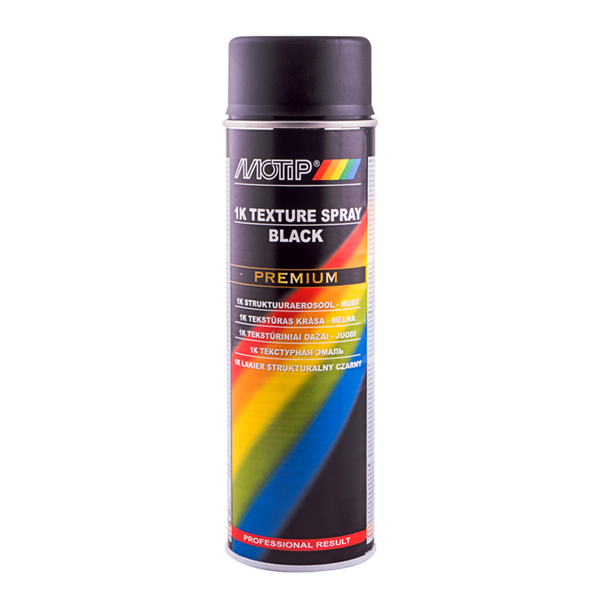 1K Texture Spray Black (текстурная краска) Motip 500ml 04123