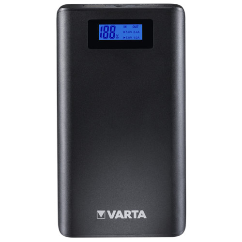 Аккумуляторы VARTA Портативный ЖК-дисплей Power Bank 13000 + зарядный кабель, 13000 мАч 57971101111