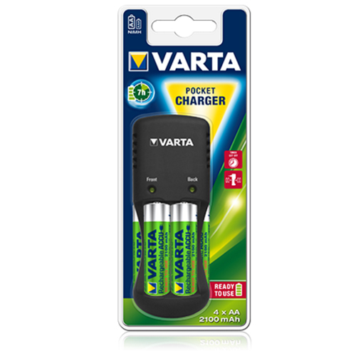 Зарядное устройство VARTA 4x AA 56706 2100mAh 57642101451