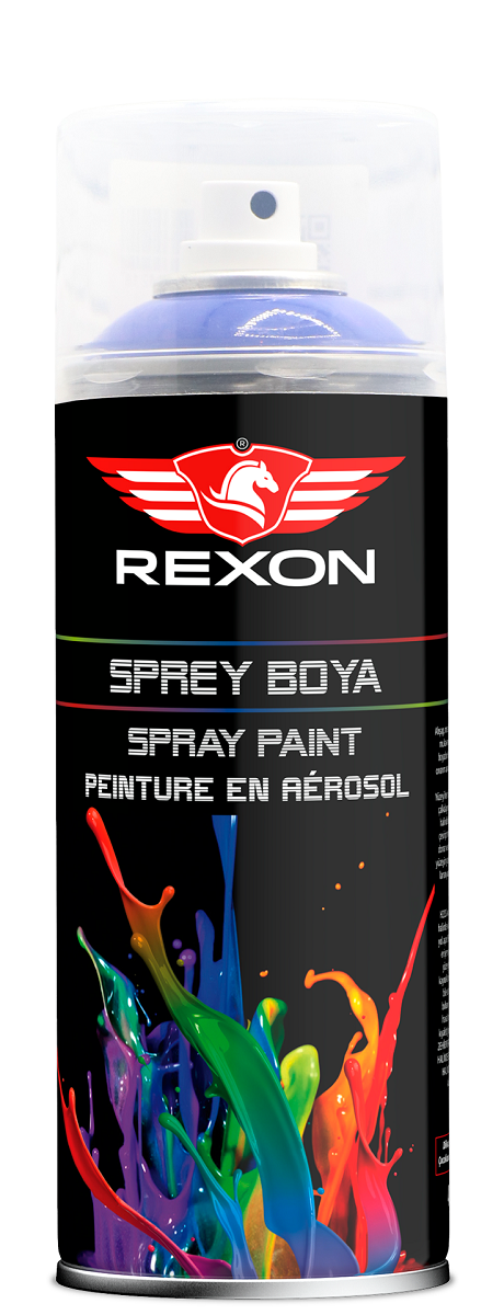 Аэрозольная краска Rexon RAL 5002 синяя 400 мл REX5002