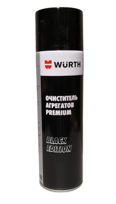 Очиститель агрегатов Premium, Black Edition, Wurth 500 мл 5988000355