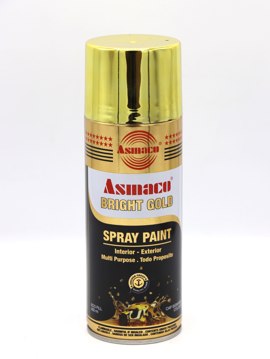 Аэрозольная краска ASMACO Яркое золото, 400мл ASM06S