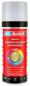 Аэрозольная краска Mr. Build RAL 7001 Серебристо-серый, 400мл 712755