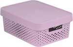 Коробка Infiniti перфорированная с крышкой 11 л розовая 04753-Х51-00