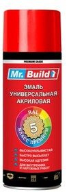 Аэрозольная краска Mr. Build RAL 3003 Рубиново-красный, 400мл ANC3003