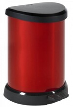 Контейнер для мусора DECO BIN 20л черный/красный металик 02120-931-05