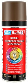 Аэрозольная краска Mr. Build RAL 8011 Орехово-коричневый, 400мл 712779