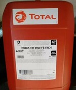 Масло моторное синтетическое TOTAL RUBIA TIR 9900 FE 5W30, канистра 17,5кг 215796