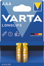 Батарейка 2шт VARTA LONGLIFE 2 AAA  LR03 04103113412