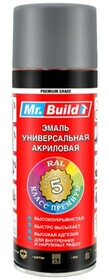 Аэрозольная краска Mr. Build RAL 7015 Сланцево-серый, 400мл 712786