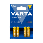 Батарейка 4шт VARTA LONGLIFE 4 AAA  LR03 04103113414