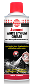Смазка литиевая белая Asmaco White Lithium grease spray 400мл 718429