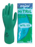 Перчатки латексные Beybi NTL-33 зеленые, размер 10 NTL-33-10G