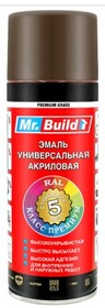 Аэрозольная краска Mr. Build RAL 8017 Шоколадно-коричневый, 400мл 719846