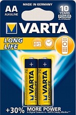 Батарейка 6 шт. VARTA LONGLIFE AA LR6 (отрывные) 04106101486